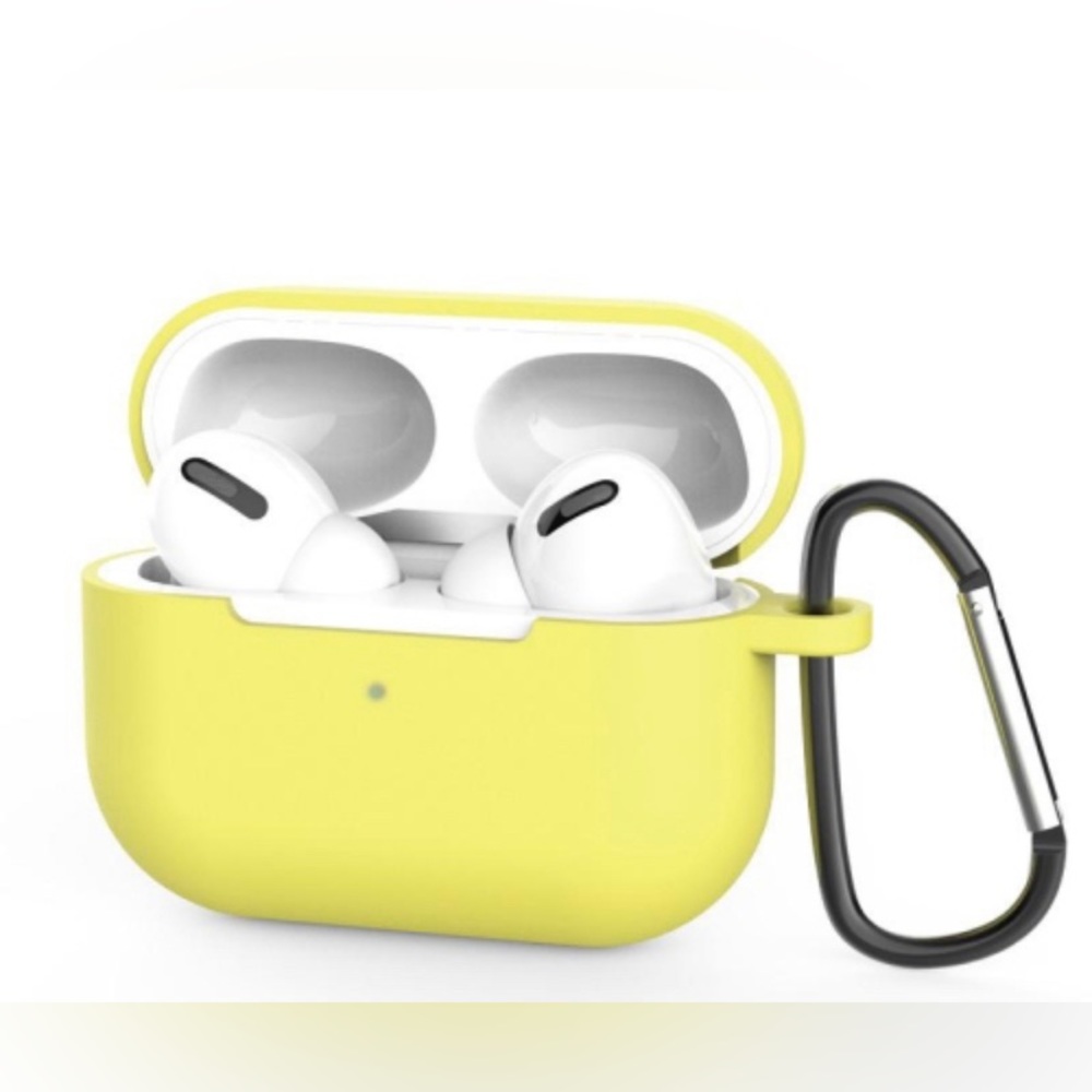 yellow silicon 3rd generation airpods case